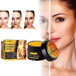 Crema naturale per lozione corpo acceleratore di abbronzatura femminile a base di erbe Gel <span class=keywords><strong>abbronzante</strong></span> scuro senza sole con olio di carota - Product Image 3