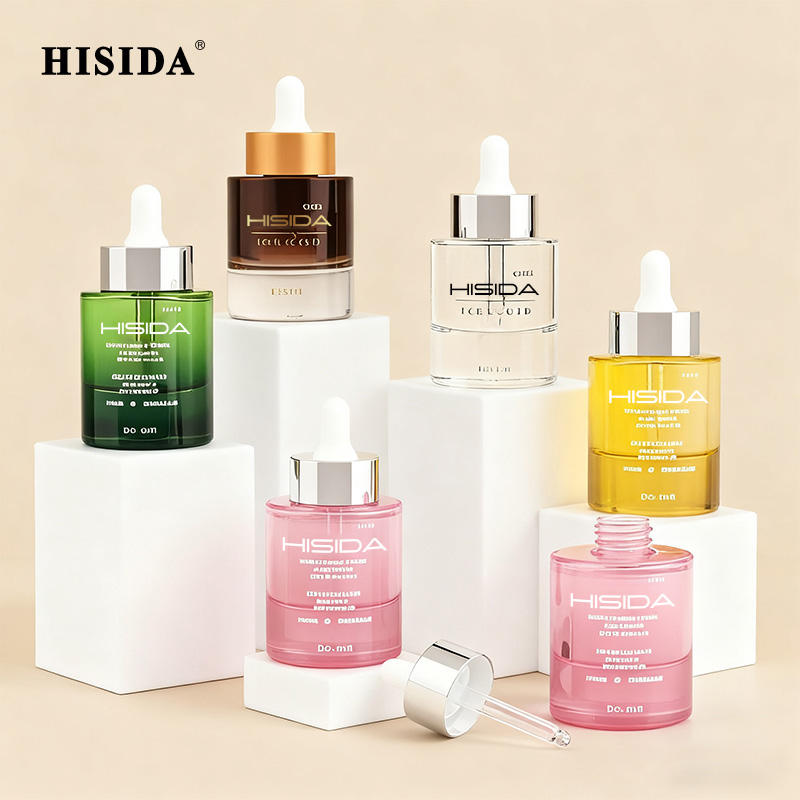 Clear dropper bottle