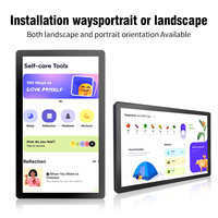 POFX Panneau tactile Android ultra-fin à faible coût pour le secteur médical / technologique / restauration avec documentation SDK et prise en charge de la personnalisation