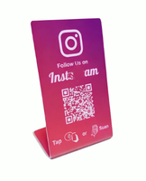 YIN SHOU – Support de menu personnalisé 13,56 MHz, étiquette mini étanche en PVC, code-barres RFID NFC, carte de table pour hôtels et stations-service