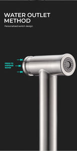 GEE-N Nouveau style Pulvérisateur de bidet portatif en acier inoxydable SUS 304 - Product Image 5