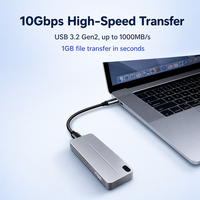 علبة خارجية لـ ITGZ 10Gbps M.2 SSD مع شريحة RTL9210B ثنائية البروتوكول NVMe SATA، حماية من انقطاع الطاقة، صندوق ألومنيوم مع حبل تعليق