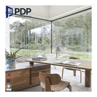 Ventana Fija de Aluminio con Diseños Minimalistas de Última Generación PDP, con Pantalla Plegable Antirrobo, Aplicación para Cocina