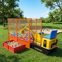 Excavatrice d'intérieur pour enfants VEKAIN, la plus vendue au monde, en fibre de verre et métal, super promotion, seulement 7 jours restants