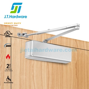 Ferme-<span class=keywords><strong>porte</strong></span> hydraulique de montage <span class=keywords><strong>en</strong></span> surface à glissière réglable <span class=keywords><strong>en</strong></span> EN2-EN6 de vitesse à deux étages résistant au feu ADA U et L - Product Image 5