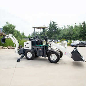 ¡ENVÍO GRATIS! <span class=keywords><strong>China</strong></span> 4x4 <span class=keywords><strong>Wheel</strong></span> Drive 400kg-2.5ton mini cargador retroexcavadora para vender con pala de nieve, etc. - Product Image 3