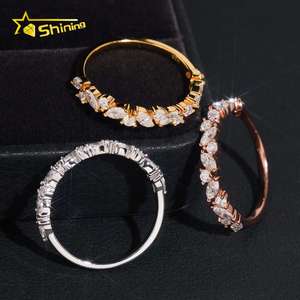 Anillo de Plata 925 con Diamantes VVS D Moissanite, Estilo Hip Hop, Personalizado, con Certificado GRA - Product Image 4