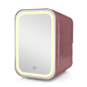 <span class=keywords><strong>Mini</strong></span> refrigerador inteligente portátil de 6 litros y 12V, <span class=keywords><strong>Nevera</strong></span> portátil, barra de vidrio, cosmética, belleza para uso doméstico, coche eléctrico - Product Image 2