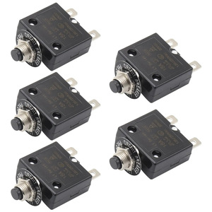 Interruptor de Circuito Tipo Botón 5 30A, Reinicio Manual, Protección Térmica Contra Sobrecarga, Montaje en Panel Industrial, 1 Polo, 10kA, 50/60Hz - Product Image 4