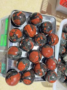 Sfera di Cristallo in Diaspro Rosso per Decorazione Casa e Ufficio, Sfera Naturale Lucidata per Guarigione, Feng Shui e Predizione del Futuro, Regalo in Pietra Preziosa - Product Image 4