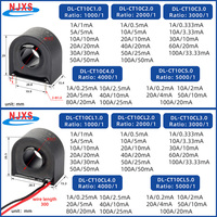 Transformador de Corriente Alterna de Alta Precisión, Miniatura, Tipo Bobina, Toroidal, para Montaje en PCB, Sensor de Corriente