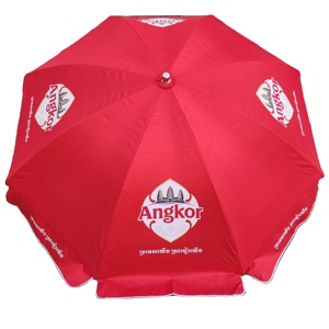 Sombrilla con estampado personalizado para exteriores, sombrilla grande y barata para playa y <span class=keywords><strong>Patio</strong></span>, personalización de fábrica - Product Image 1