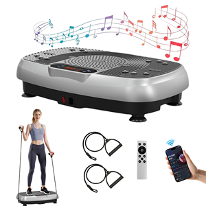 Plateforme vibrante d'exercice Crazy Fit Massage pour le corps entier, à vibration verticale, pour usage domestique - Product Image 1