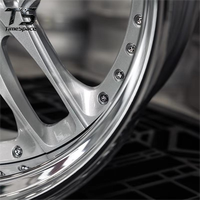 Velg Mobil Chrome Tempa 17-26 Inci, Dijual, 5x114.3 120 127 Cekung untuk Nissan Mercedes-Benz Audi C8 Urus BMW E30 E36 E46 E90 M3 M4