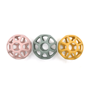 Bán Buôn Sinh Thái Thân Thiện Bpa Free Molar Sơ Sinh Hữu Cơ Silicone Cảm Giác Silicone Bóng Đồ Chơi Trẻ Em Teether Balls - Product Image 2