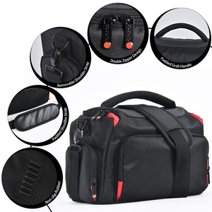 <span class=keywords><strong>Borsa</strong></span> a <span class=keywords><strong>Tracolla</strong></span> Professionale B700 in Nylon Impermeabile per Attrezzatura <span class=keywords><strong>Fotografica</strong></span> per Fotocamera Digitale DSLR e Obiettivi Nikon Canon Sony Video - Product Image 4