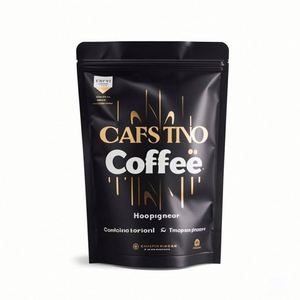 Pochette debout à fermeture éclair en plastique de qualité alimentaire personnalisée impression par héliogravure de l'humidité pour l'emballage de la valve pour le café éthiopien Sushi - Product Image 2