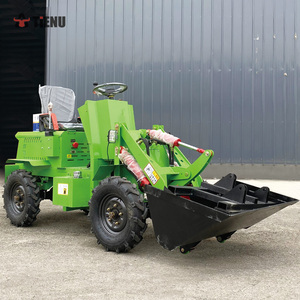 Fast Shipping Mini Portable Wheel Tienu Hydraulic Agricultural Wheel Small Front End CE EPA Mini - Product Image 1