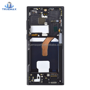 Pantalla OLED Truemax Completa con Marco para <span class=keywords><strong>Samsung</strong></span> <span class=keywords><strong>Galaxy</strong></span> <span class=keywords><strong>S22</strong></span> <span class=keywords><strong>Ultra</strong></span> 5G, Pantalla LCD para Teléfono Móvil, Digitalizador, Ensamblaje para Smartphone - Product Image 4