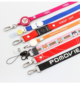 Cordón Personalizado con Logotipo, Impresión por Sublimación y Transferencia de Calor, con Portacredenciales, Precio de Fábrica, Fabricación OEM - Product Image 5