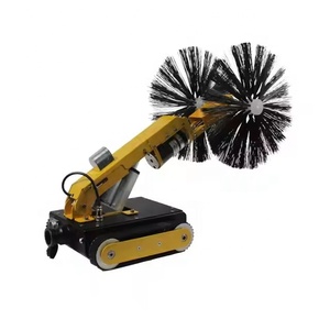 自动交流风管清洗机器人机器金属防水管道清洗设备，带接收器套件固定代码 - Product Image 2