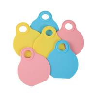 Étiquettes d'identification animale rondes en TPU 65*78mm pour bétail, moutons, chèvres, impression manuelle DIY