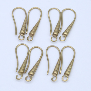 Ganchos de cobre para pendientes con forma de gota para la fabricación de aretes, origen Yiwu 81 - Product Image 1