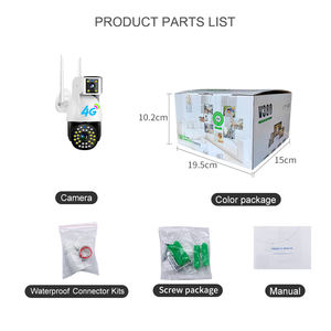 كاميرا مراقبة خارجية V380 PRO مع كشف الحركة وإضاءة LED وعدسة مزدوجة بدقة 4 ميجابكسل وتقنية GSM ذكية وخاصية PTZ وشبكة الجيل الرابع - Product Image 6