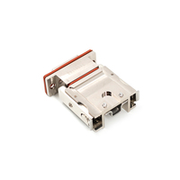 RENHOTEC J36A Contact en laiton, courant nominal 5A, boîtier en alliage d'aluminium, 9 broches, 74 broches, prise mâle Micro-D MIL-Spec, plaqué or