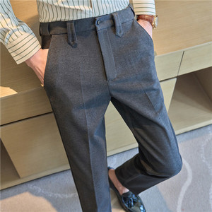 Nuovi <span class=keywords><strong>Pantaloni</strong></span> Casual da Uomo di Alta Qualità, <span class=keywords><strong>Pantaloni</strong></span> Eleganti da Completo per Uomo - Product Image 3