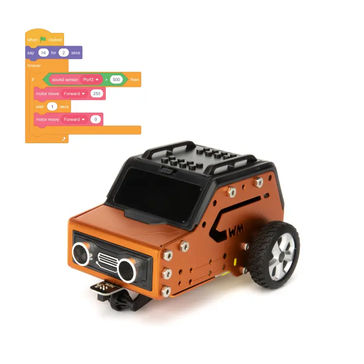 STEM Metal Smart AI Technology Solar Learning Robotic set DIY Coding Assemble Arm Programming Education Robot for Kids
