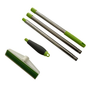 Qingle balai d'épilation pour animaux de compagnie réglable épilateur pour animaux de compagnie tapis râteau <span class=keywords><strong>grattoir</strong></span> avec 3 sections manche long pour cheveux de chien chat - Product Image 2