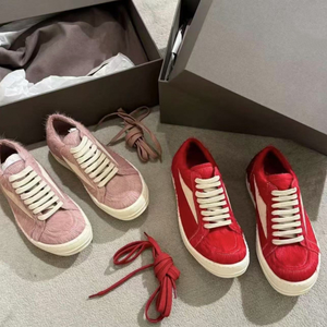 Zapatillas de diseñador a la moda, rosas y rojas, clásicas para correr, informales, para mujer, estilo walking, de lujo, deportivas para hombre - Product Image 1