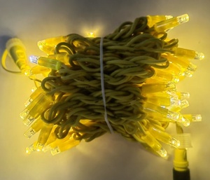 Cable de goma amarillo Pegamento Cadena de luces Forma de árbol de Navidad Boda Luces al aire libre IP65 a prueba de agua - Product Image 5