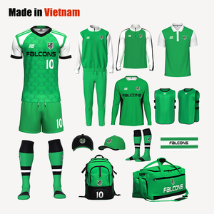 ชุดฟุตบอลแบบกำหนดเองได้ OEM ออกแบบสำหรับทีมสโมสร ระบายอากาศได้ดี เสื้อแข่งฟุตบอลแขนสั้นสำหรับฤดูร้อน ผ้าโพลีเอสเตอร์ 100% - Product Image 1