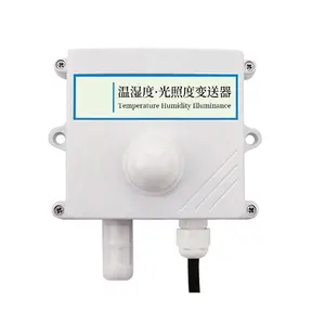 CE WAND MONTIERTE LUFT TEMPERATUR-UND FEUCHTIGKEIT BELEUCHTUNG 3 IN 1 RS485 WIFI GPRS LORA LORAWAN COMPACT WEATHER STATION