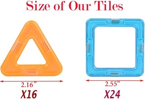 Từ 3D khối xây dựng playboards nam châm xây dựng gạch từ khối - Product Image 5