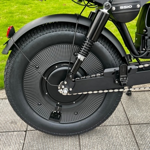 Bicicleta eléctrica HCBK-SS10 negra de 1500W para EE. UU., 50AH/60AH, alcance de 160 km, resistente al agua, con NFC antirrobo, de alta gama, 60V. - Product Image 5