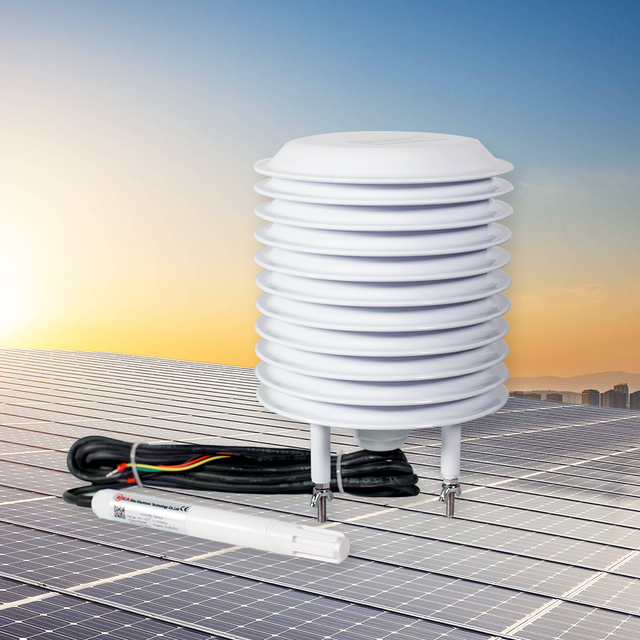 RK330-01A RS485 Output 0.1% Accuracy 5-24VDC Air Temperature Humidity Pressure Sensor for Solar Livestock Farming