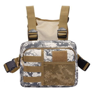 Borsa da Petto Mimetica, Gilet da Corsa Leggero, Zaino Sportivo per Esterni, Borsa Funzionale Stile Tattico, Borsa Utilitaria Unisex - Product Image 5