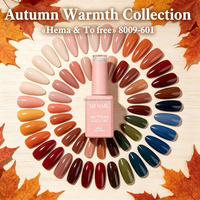 Nouveau Gel UV/LED Soak Off Automne Hiver 2026 Sans HEMA ni TPO, Gel à Ongles Haute Pigmentation pour Salon, OEM/ODM Disponible