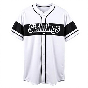 Vente en gros à bas prix de maillots de baseball à boutons complets vêtements de baseball respirants maillots de baseball au meilleur design avec personnalisation - Product Image 1
