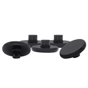 Đen mỏng phẳng lớn nắp đầu đinh tán không có rãnh không có chủ đề M3.2 M4 - Product Image 5