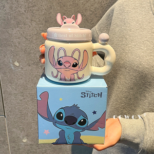 Vajilla de Dibujos Animados de Disney, Tazas de Café de 560 ml, Tazas para Leche con Asa y Tapa para Uso Doméstico, Regalos, Fiestas y Vasos de Agua para Niños - Product Image 2
