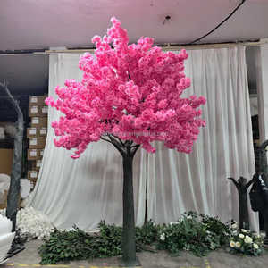 Pohon Bunga Sakura Fiber Glass Buatan Tangan Grosir 2.5m Ramah Lingkungan Tahan Lama untuk Pernikahan Luar Ruangan/Dalam Ruangan Tahun Baru Hari Valentine - Product Image 5