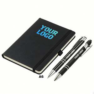 2026 New Wholesale High Quality Office Journal Pu Leather A6 <b>Notebook</b> With Elastic Band Custom Logo With <b>Lined</b> Pages - Product Image 1