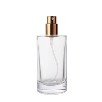Flacon de parfum vintage en verre cristal ancien, format antique, rechargeable, pulvérisateur à pompe arabe Guangdong, compte-gouttes en bambou, faible MOQ