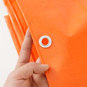 Bâche en PE Oxford imperméable bleue et argentée, robuste, <span class=keywords><strong>pour</strong></span> couverture de toit et ombrage de jardin, 8x10 pieds, prix usine - Product Image 2