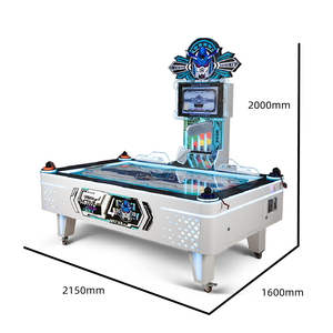 Heavy Duty Commercial Air Hockey <strong>Table</strong> with Digital Scoreboard and Pucks for Arcade Game Centers - Product Image 6