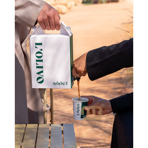 Dispensador de café árabe personalizado para llevar, bolsa de café Gahwa aislada para llevar, bolsa de café ecológica en caja, válvula de embalaje BIB - Product Image 1